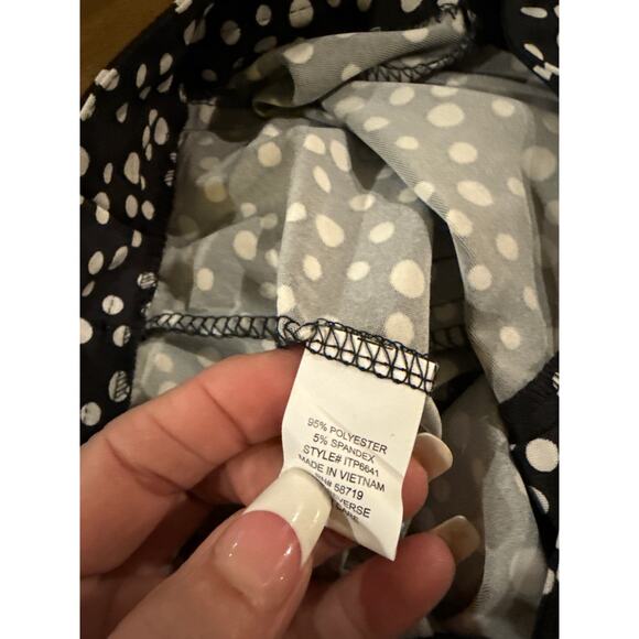 NY Collection Sailor Shorts Black White Small - Picture 4 of 5